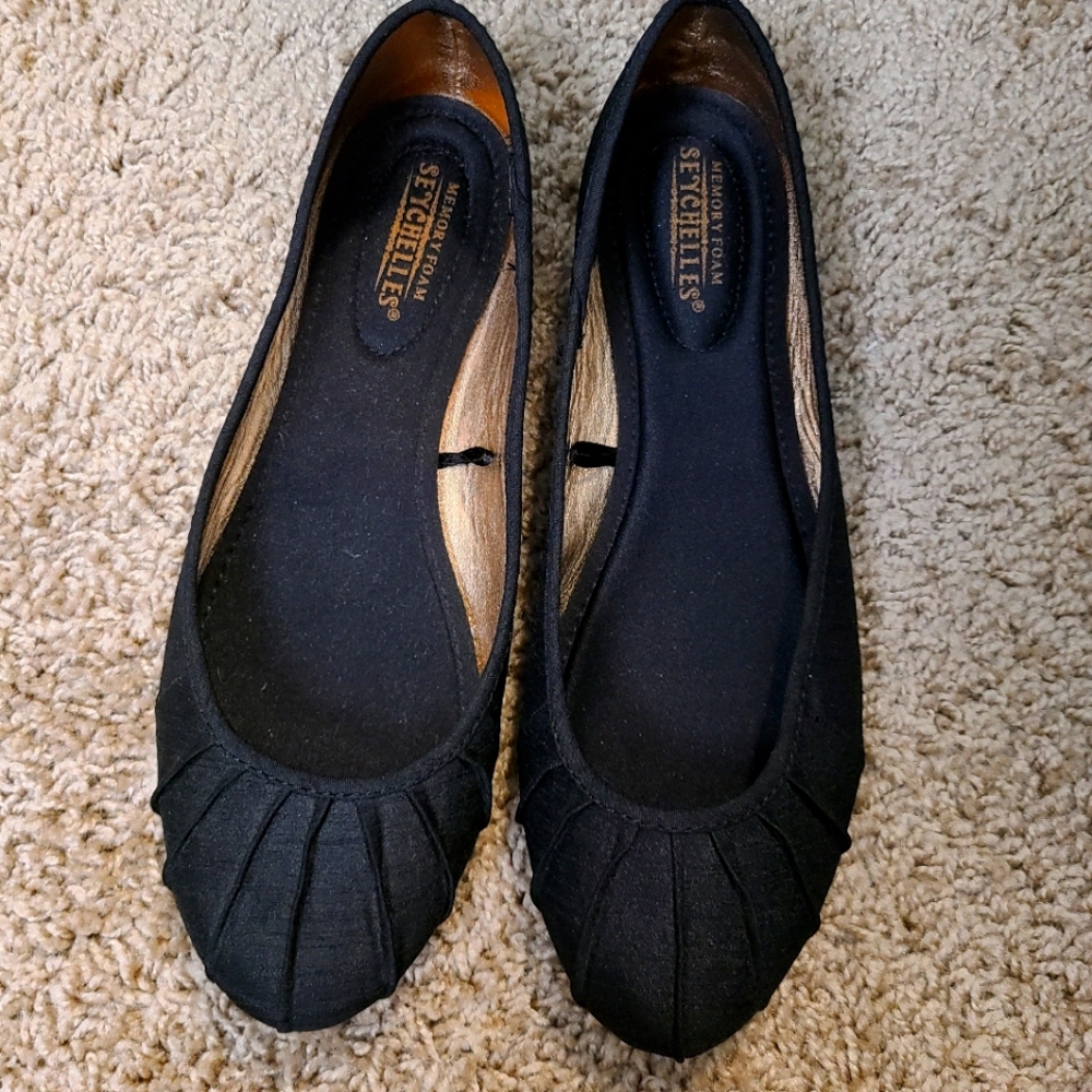 Seychelles black ballet flats